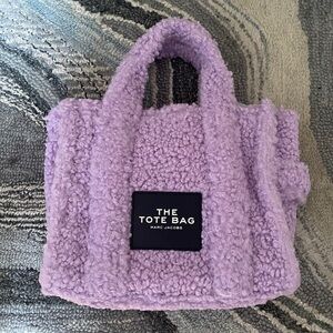 Marc Jacobs Teddy Bear The Tote Bag in Lilac Purple NWT